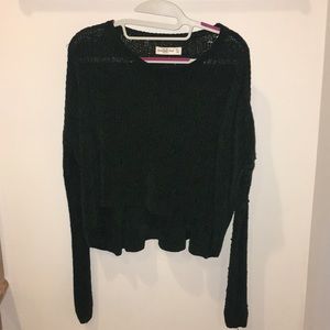 Abercrombie knit green sweater